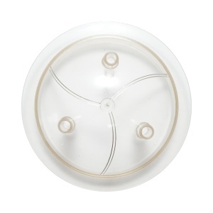 Capac transparent bidon 40L cu 3 iesiri pentru aparat de muls vaci Breckner Germany - Img 2