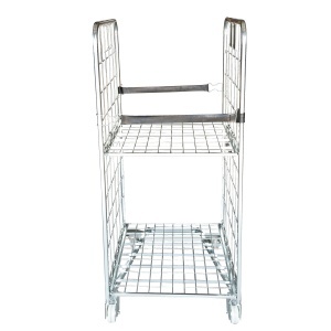 Carucior depozit cu 2 laturi tip container 500Kg - Img 2