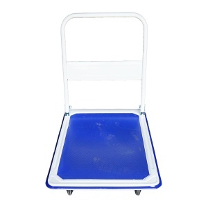Carucior depozit cu platforma de transport 300Kg 910x610x900mm - Img 4