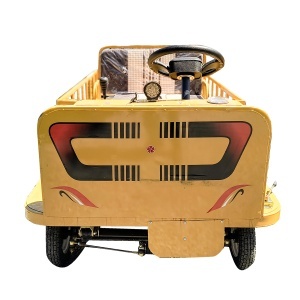 Carucior platforma electrica transport marfa cu bancheta si obloane 1200W, 60V, 2.5x1.25m sarcina maxima 1000Kg THOR - Img 4