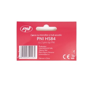 Casca cu microfon si tub acustic PNI HS84 cu 2 pini mufa PNI-K doar pentru PNI R10 si PNI R15 - Img 8