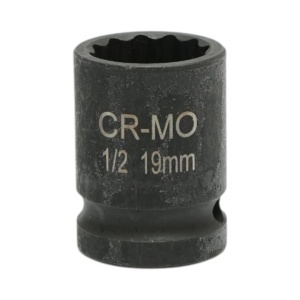 Cheie tubulara de impact bihexagonala 19mm, 38mm, patrat 1/2 inch Cr-Mo Breckner Germany