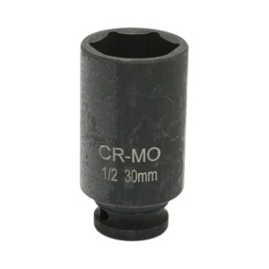 Cheie tubulara de impact lunga 30mm, 78mm, patrat 1/2 inch Cr-Mo Breckner Germany