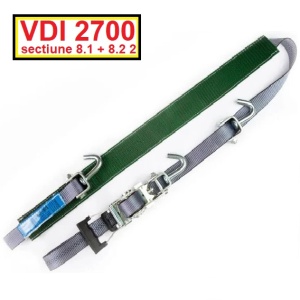 Chinga auto 2.8m - carlige rotative - (banda 3.5 cm) VDI 2700 PREMIUM