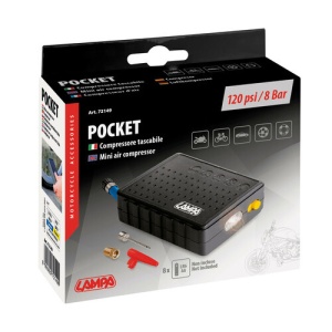 Compresor aer Mini pentru motocicleta si bicicleta, cu baterii 8xLR6 AA - Img 2