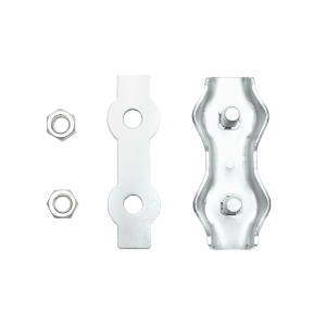 Conector fir electric galvanizat cu suruburi pentru gard electric - Img 2