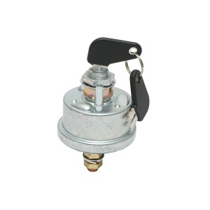 Contact pornire cu cheie 24V, fi 67mm, conector din cupru M10, filet prindere fi 18mm pentru Caterpillar OEM 7N0718 - Img 2