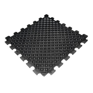 Covor din cauciuc cu striatii interconectabil 100x100x1.8cm pentru asternut odihna bovine - Img 4