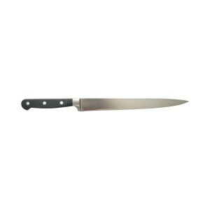 Cutit feliat profesional 25cm, lama otel 5Cr15MoV, maner ABS negru Breckner Germany - Img 3