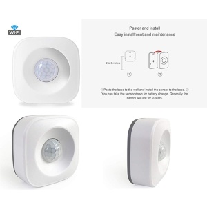 Detector miscare inteligent PNI SafeHome PT02 WiFi, aplicatie mobil Tuya Smart, integrare in scenarii si automatizari smart cu alte produse compatibile Tuya - Img 3