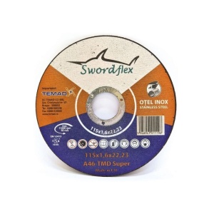 Disc de tăiere SWORDFLEX A 46 TMD SUPER, plat, pentru oțel, inox, 180mmx1,6mm