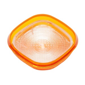 Dispersor lampa stop galben JCB 3CX, 4CX, incarcator frontale, manipulatoare telescopice cod OEM 700/50073 - Img 2