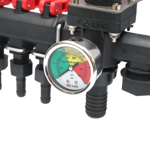 Distribuitor cu 3 cai si manometru cu glicerina pentru erbicidator - Img 4