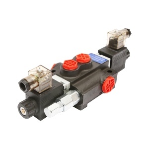 Distribuitor hidraulic P40 electromagnetic cu 1 cale, 12V Breckner Germany - Img 3