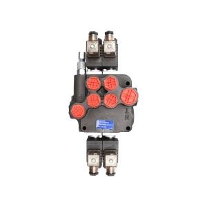 Distribuitor hidraulic P80 electromagnetic cu 2 cai, 12V Breckner Germany