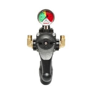 Distribuitor metalic cu 3 cai, manometru glicerina inclus pentru erbicidator - Img 2