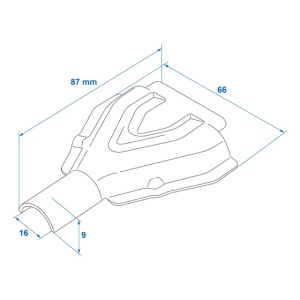 Element protectie cablu frana compatibil KNOTT Ø18mm - Img 6