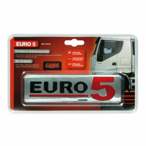 Emblema 3D cromata EURO 5-170x50 mm - Img 2