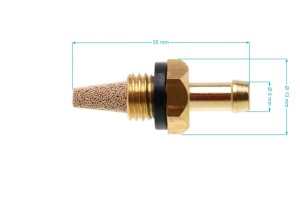 Filtru benzina Honda GX120, GX160, GX270, GX390 Metalic - Img 2