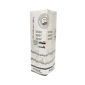 Folie alba infoliat baloti 750mm x 25mic x 1500m 27.45Kg cu protectie UV Breckner Germany - Img 3