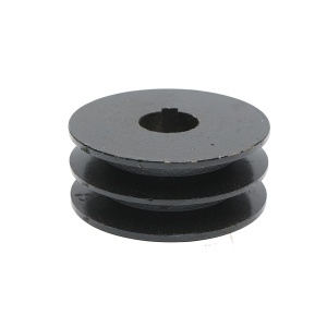 Fulie 2 caneluri pentru motor ax cu pana 25mm, motor 13 CP