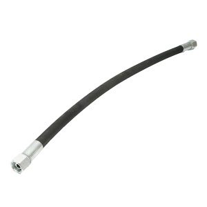Furtun presiune 2SN DN10 sertizat cu capete fixate hidraulic L = 600 mm (Reductie M20X20) - Img 3