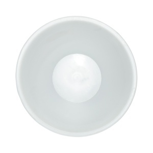 Galeata plastic hranire animale 12L alba cu maner metalic - Img 2