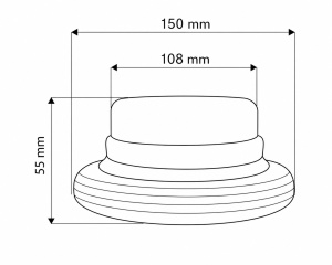 Girofar cu magnet LED SMD 12/24V - Img 5