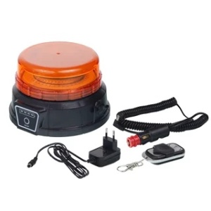 Girofar LED 12-24V 45 LED-uri wireless, telecomanda