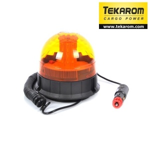 Girofar LED cu efect de rotatie sau stroboscopic si suport magnetic