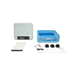 Incubator automat 36 oua 35W, 12V-220V, rotire automata, ovoscop LED, control temperatura, umiditate, afisaj digital, alarma - Img 2