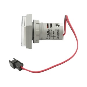 Indicator digital ore functionare LED alb 0-999H, 220V/380V AC Ø 22mm Breckner Germany - Img 4