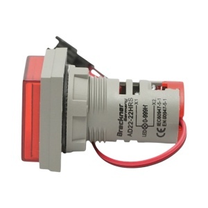 Indicator digital ore functionare LED rosu 0-999H, 220V/380V AC Ø 22mm Breckner Germany - Img 4
