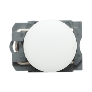 Indicator semnalizare LED alb 220V, 14mA, TB5 Breckner Germany - Img 2