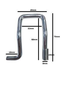Inel ancorare 700kg cu filet de 8 mm - Img 2