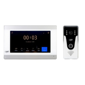 Interfon video inteligent PNI SafeHome PT750 WiFi HD, P2P, monitor interior, aplicatie dedicata Tuya Smart, integrare in scenarii si automatizari smart cu alte produse compatibile Tuya - Img 3