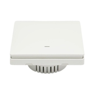 Intrerupator inteligent smart Wi-Fi simplu alb incastrat 100-240V, 10A, 2200W, aplicatie Tuya Smart Life, compatibil Alexa si Google Home 86x86x33mm - Img 3