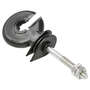 Izolator inelar premium cu filet 5.9mm 90x35mm si piulita gard electric Breckner Germany - Img 4