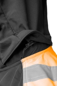 Jacheta Softshell Seven Kings negru-portocaliu - Img 14
