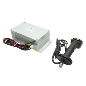 Joystick electric 6 butoane cu modul de comanda 24V - Img 3