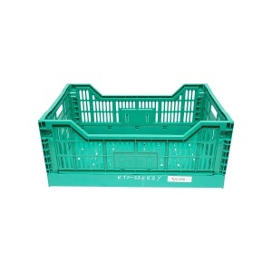 Lada, cutie plastic pliabila 595x395x250mm, verde pentru depozitare
