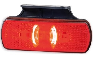 Lampa de gabarit LED rosie cu suport HORPOL