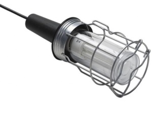 Lampa de lucru portabila cu grilaj