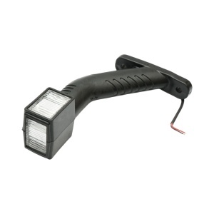 Lampa gabarit laterala LED cu brat 12V-24V 3 functii rosu-alb-galben 180mm Breckner Germany - Img 7