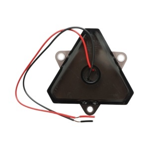Lampa laterala LED triunghiulara 12-24V, galben fumuriu, 18 LED-uri 68x60mm Breckner Germany - Img 3