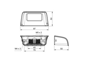 Lampa numar LED 12/24V - Img 2
