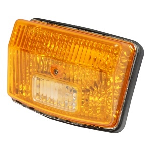 Lampa semnalizare frontala dreptunghiulara alb-galben pentru New Holland, Fiat si UTB U-445 - Img 2