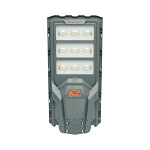 Lampa solara LED iluminat stradal 300W cu panou solar 20W, baterie LiFePO4 15000mAh, senzor miscare, telecomanda, prindere stalp IP65 Breckner Germany - Img 2