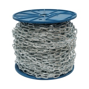 Lant electrogalvanizat 3.5x18x14mm DIN5685A 60m/rola tambur plastic