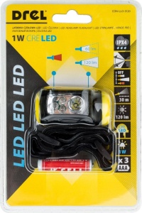 Lanternă frontală Drel 1W, LED - Img 3